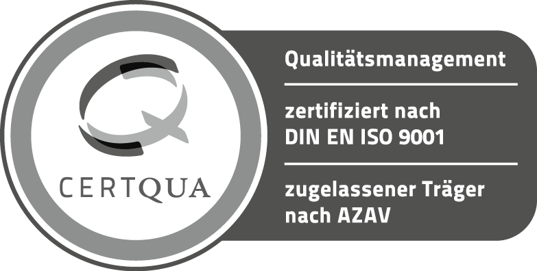 Certqua AZAV ISO 9001 Zertifizierung